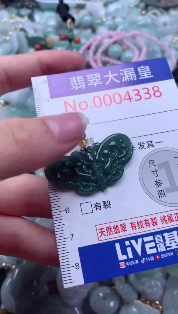 翡翠未镶嵌吊坠(不含链)4338