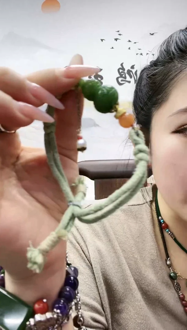 未镶嵌手链和田玉葫芦手链