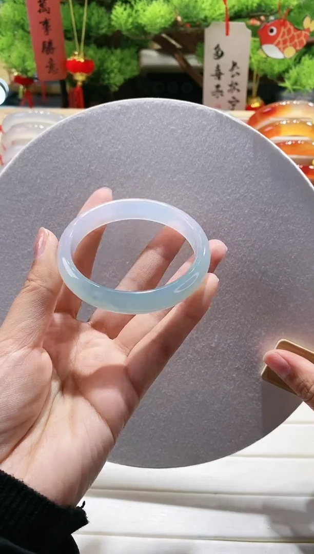 【闪购商品】玛瑙/玉髓手镯未镶嵌40-54.7