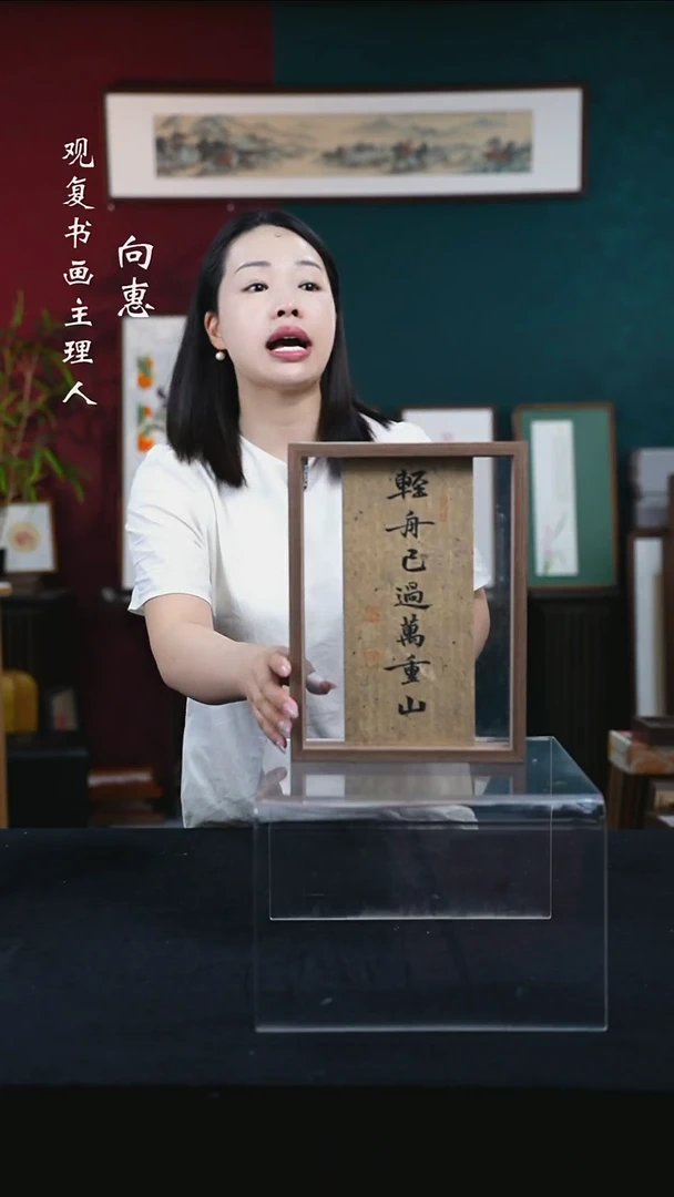 书法张勇建-轻舟已过万重山-A4尺寸