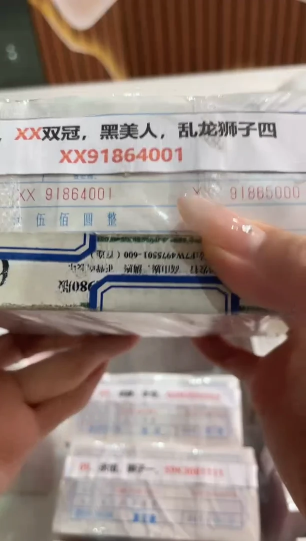 M 05，XX双冠，黑美人，乱龙狮子四，XX91864001