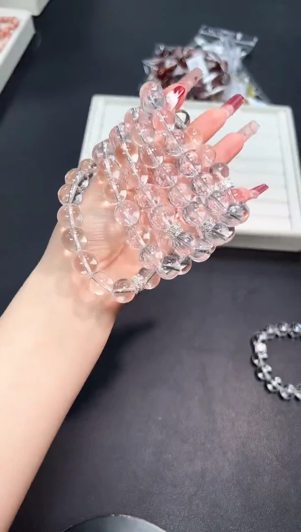 【闪购商品】水晶手串未镶嵌54F多样性发其一/1条默认微瑕