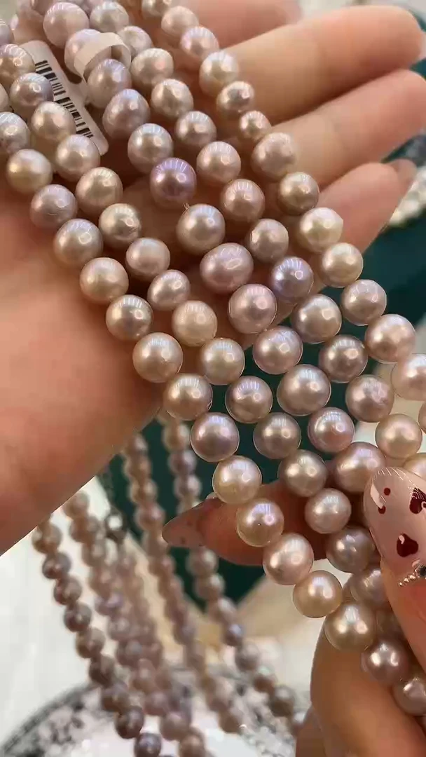 【闪购商品】淡水珍珠项链合金6