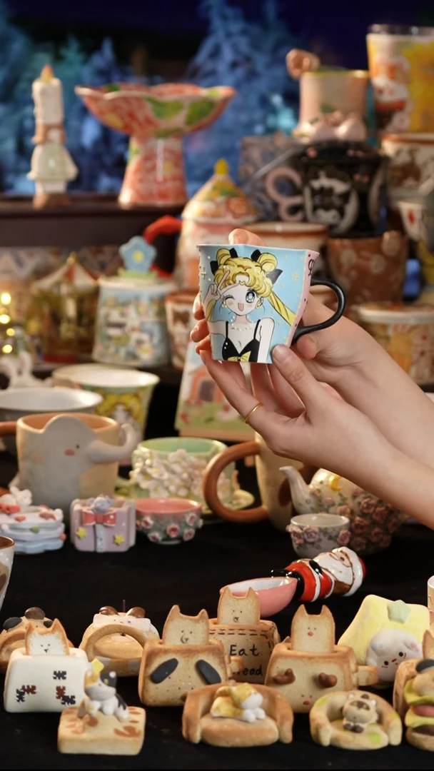 其他陶景德镇釉下彩手绘设计师款陶瓷