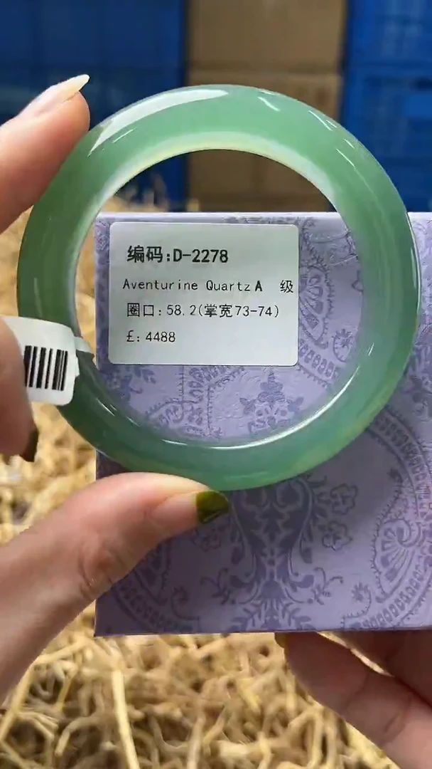 未镶嵌手镯石英质玉D2278