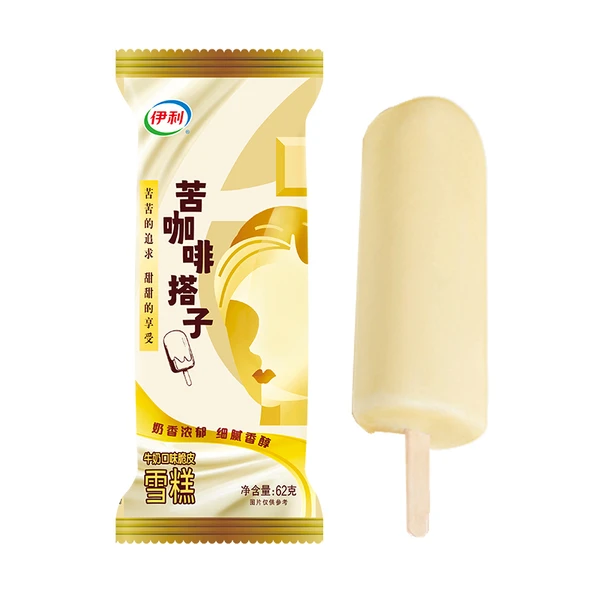 伊利苦咖啡搭子牛奶口味脆皮雪糕 62g