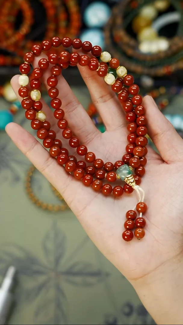 南红玛瑙文玩配饰未镶嵌**文玩配饰