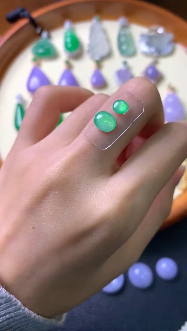 【闪购商品】定制翡翠未镶嵌裸石（镶嵌定制）