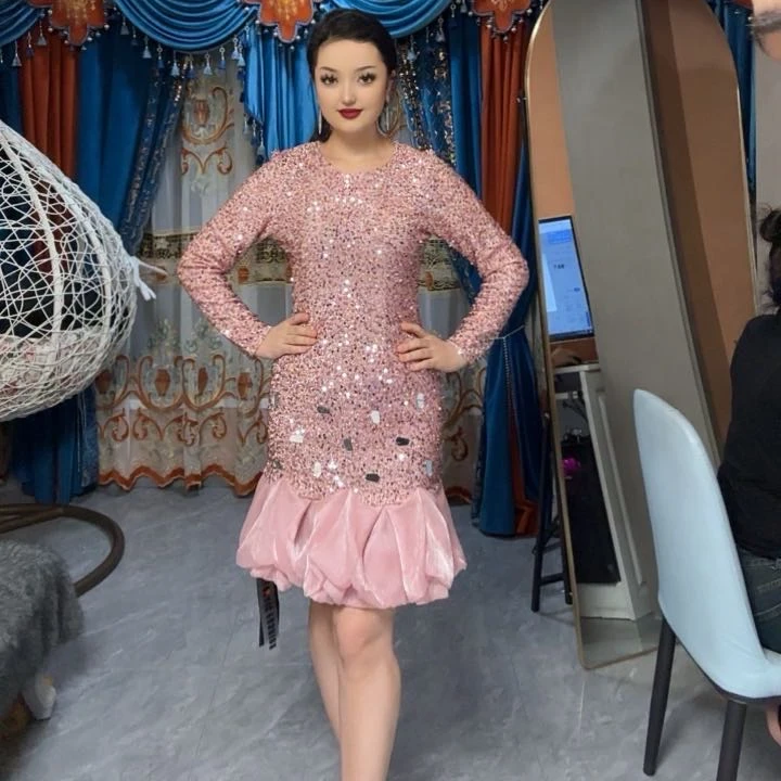 女士时尚连衣裙子    9