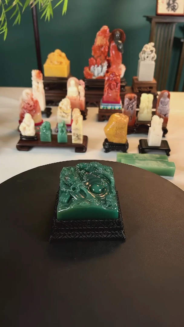 【闪购商品】雅安绿印石雅安龙玺自定义