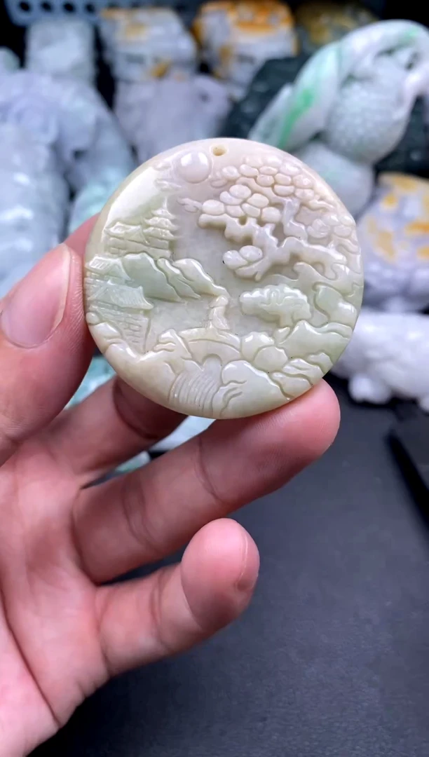 吊坠(不含链)未镶嵌翡翠1