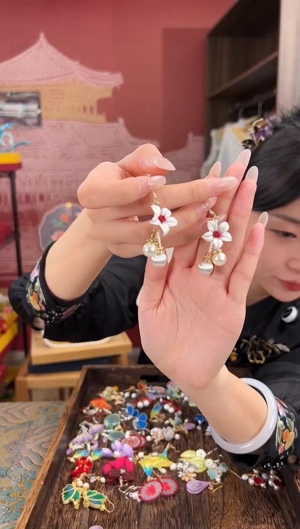 【闪购商品】刺绣苏绣世家非遗手工（耳环）