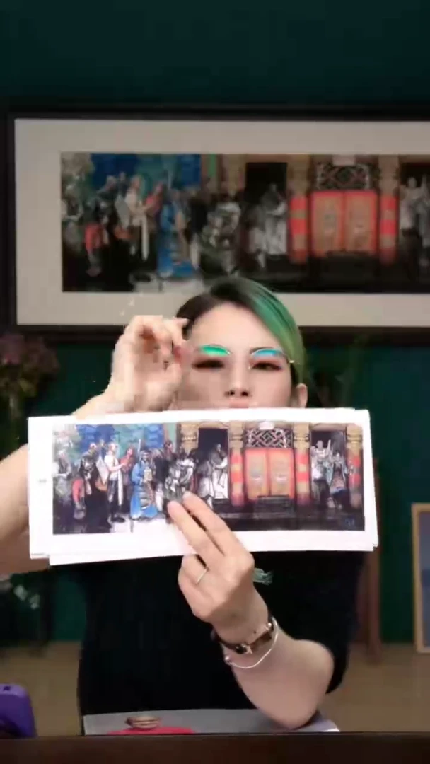 国画史国良精美明信片