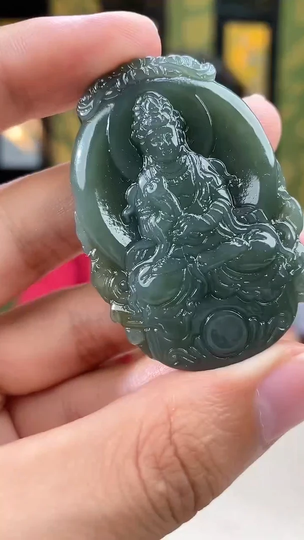 和田玉未镶嵌颈饰多样性拍一发一010093