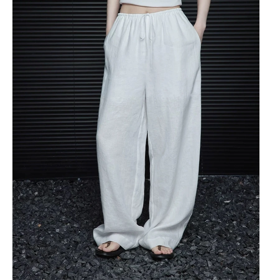 【福宝推荐】 夏季新款宽松显瘦阔腿裤（有机汉麻不加内衬）