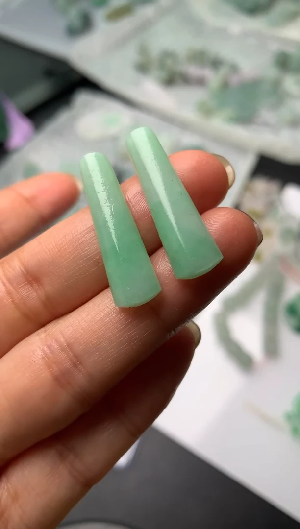 【闪购商品】定制翡翠未镶嵌无事柱-350+35