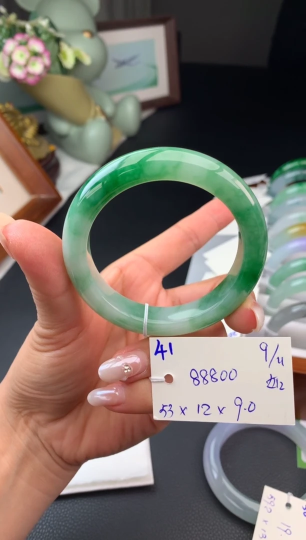 未镶嵌手镯翡翠假一赔三 手镯