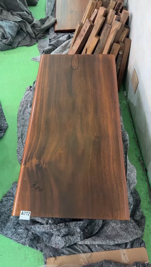 木（非红木类）进口款A772黑金檀120*60*4.5微瑕不带腿