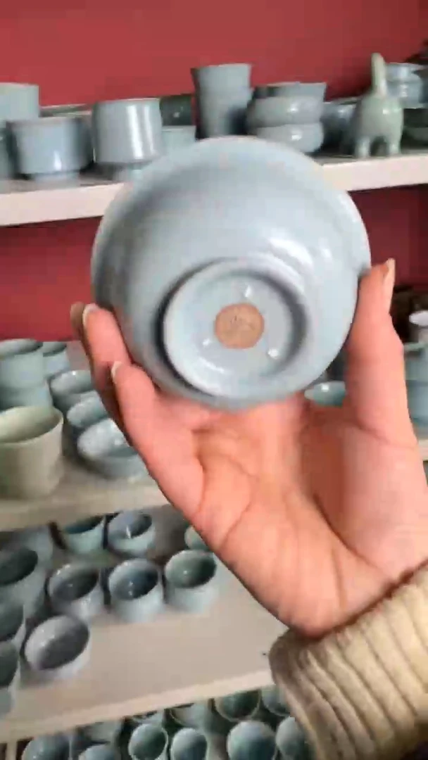 【闪购商品】杯178汝瓷纯手工压手杯