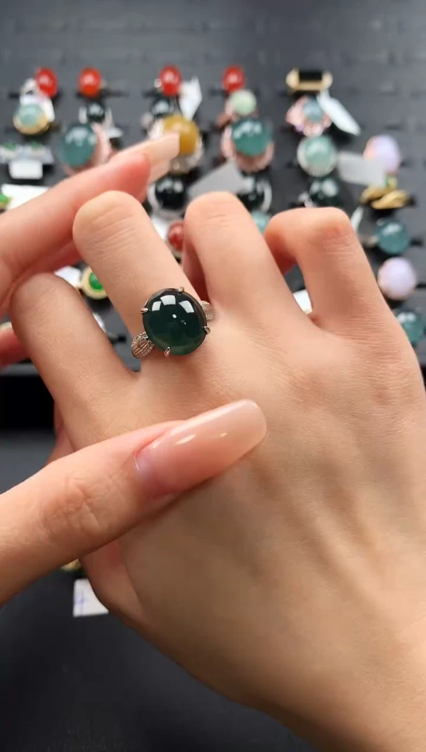 【闪购商品】翡翠戒指未镶嵌5648746546543643