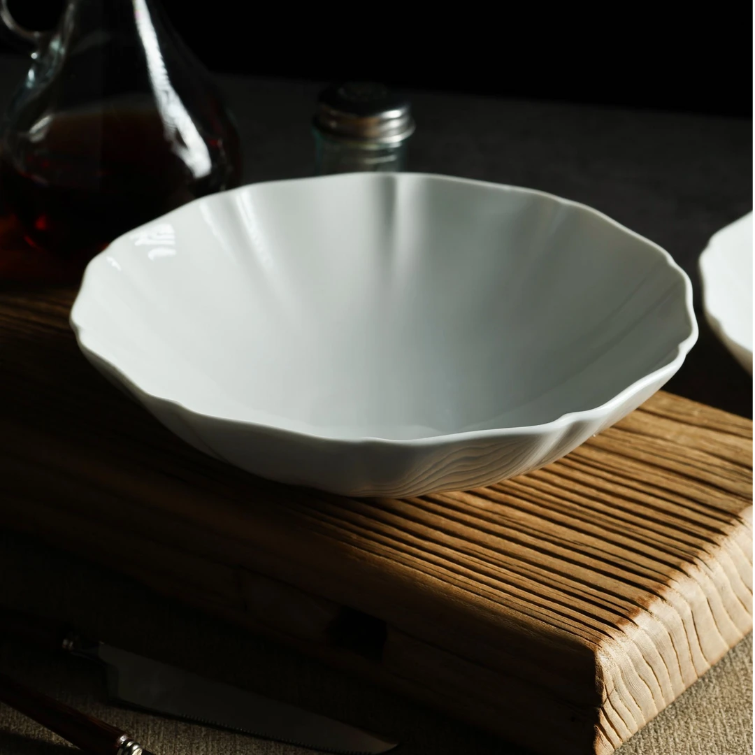 云山景墨陶瓷8寸南瓜斗笠盘餐具乔迁礼物