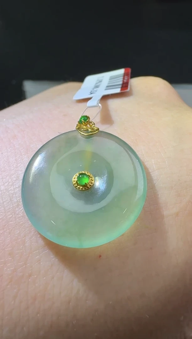 【闪购商品】定制翡翠18K金镶嵌00057319