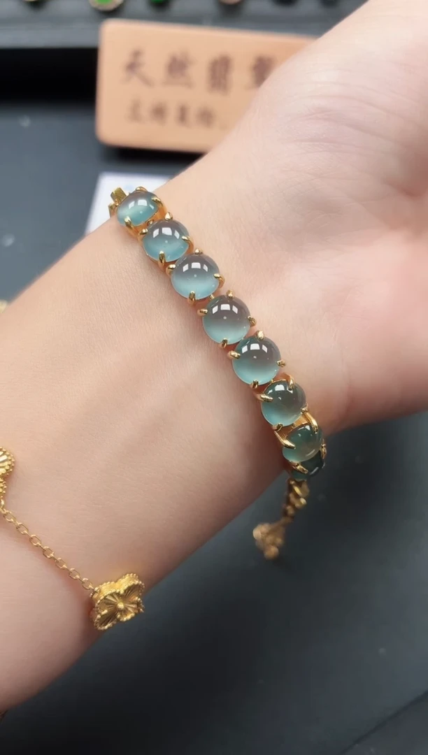 银S925镶嵌戒指翡翠111