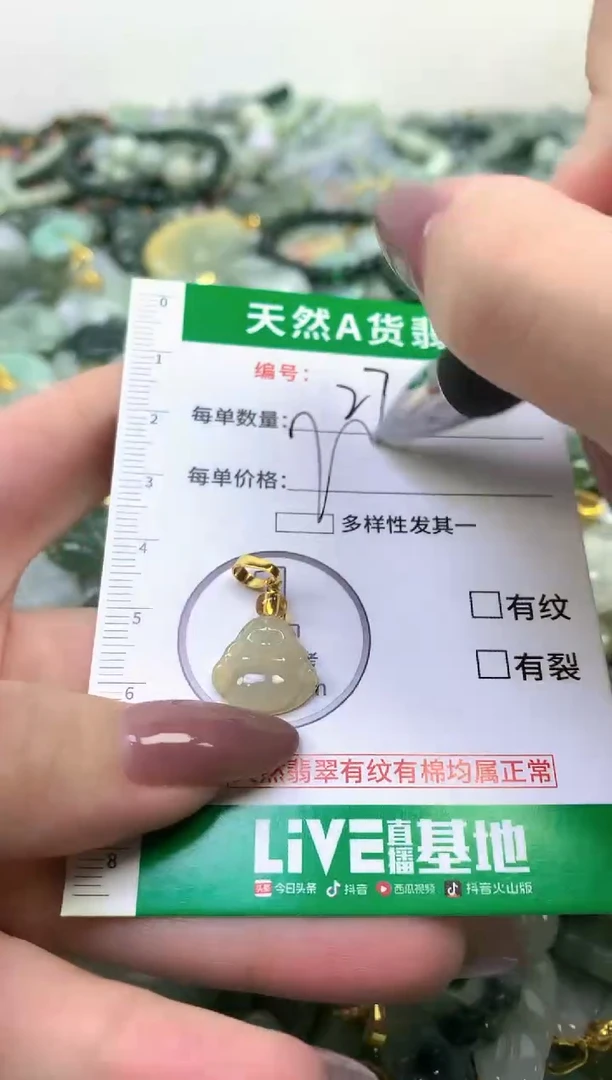 颈饰未镶嵌翡翠纯天然缅甸A货翡翠27