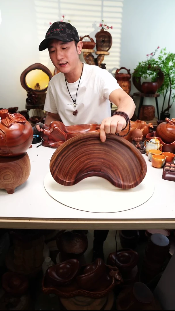 木香樟木摆件/腰果盆