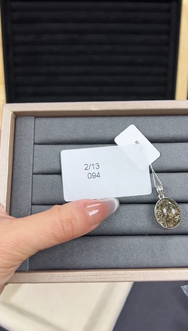【闪购商品】水晶吊坠(不含链)银S925镶嵌发一（094）