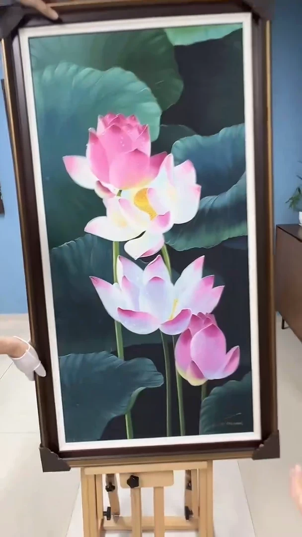 油画陶宗健-60*120-油画作品-花卉