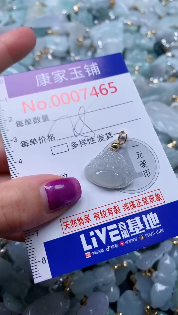 颈饰未镶嵌翡翠7465