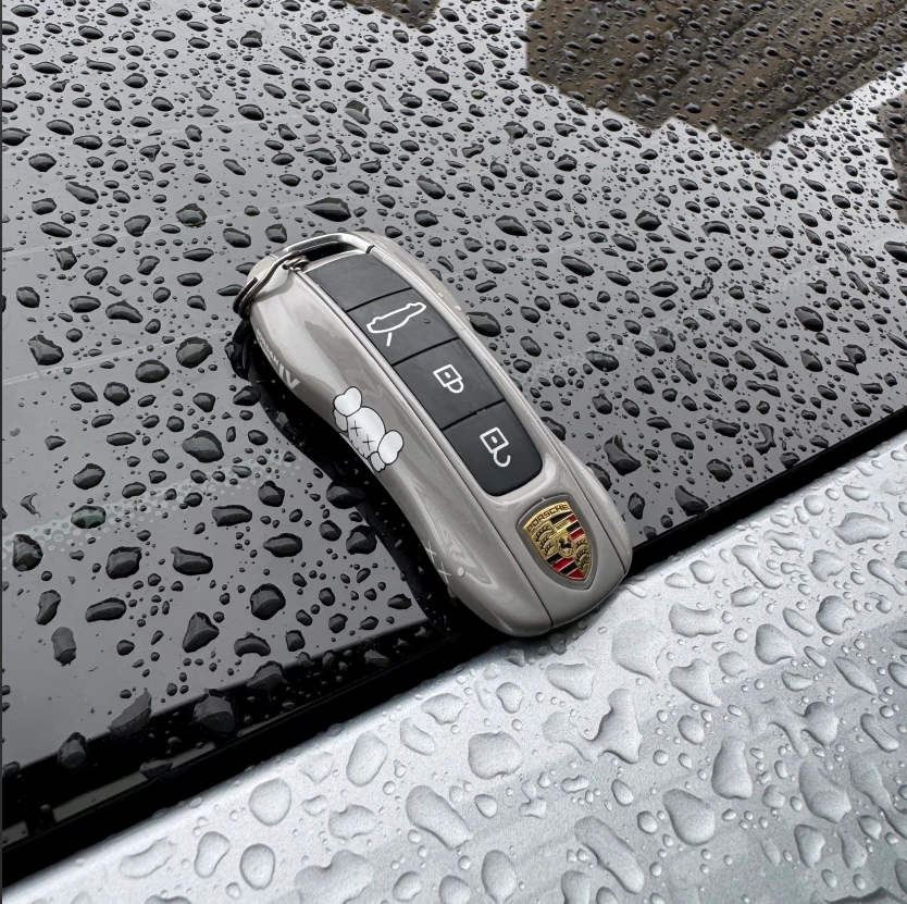 保时捷海湾石油赛道绿涂装替换式钥匙壳卡宴玛卡911帕拉梅拉718