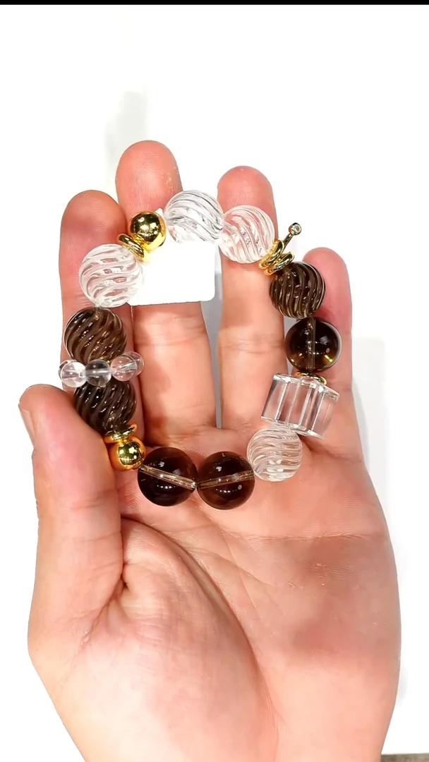 未镶嵌手链水晶茶晶手链