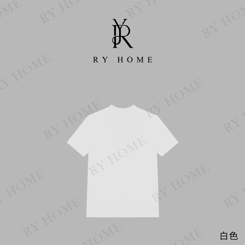 【容雨RYHOME】羊毛＋莱赛尔圆领短袖针织T恤251T1856