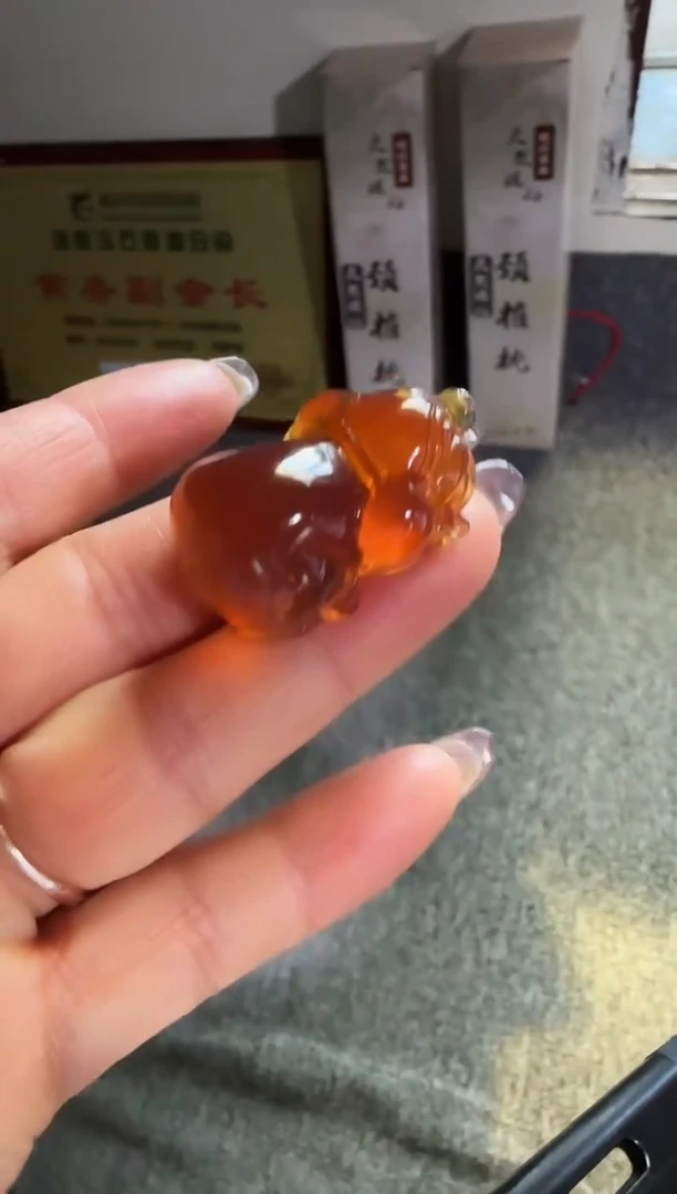 琥珀颈饰未镶嵌#74缅甸琥珀吊坠