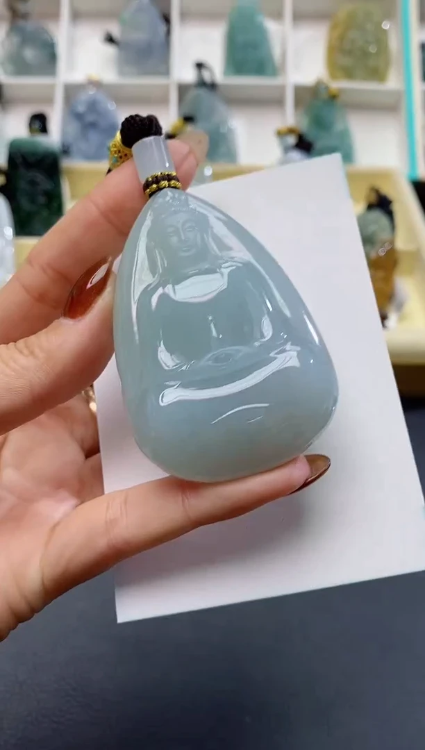 颈饰未镶嵌翡翠缅甸天然翡翠