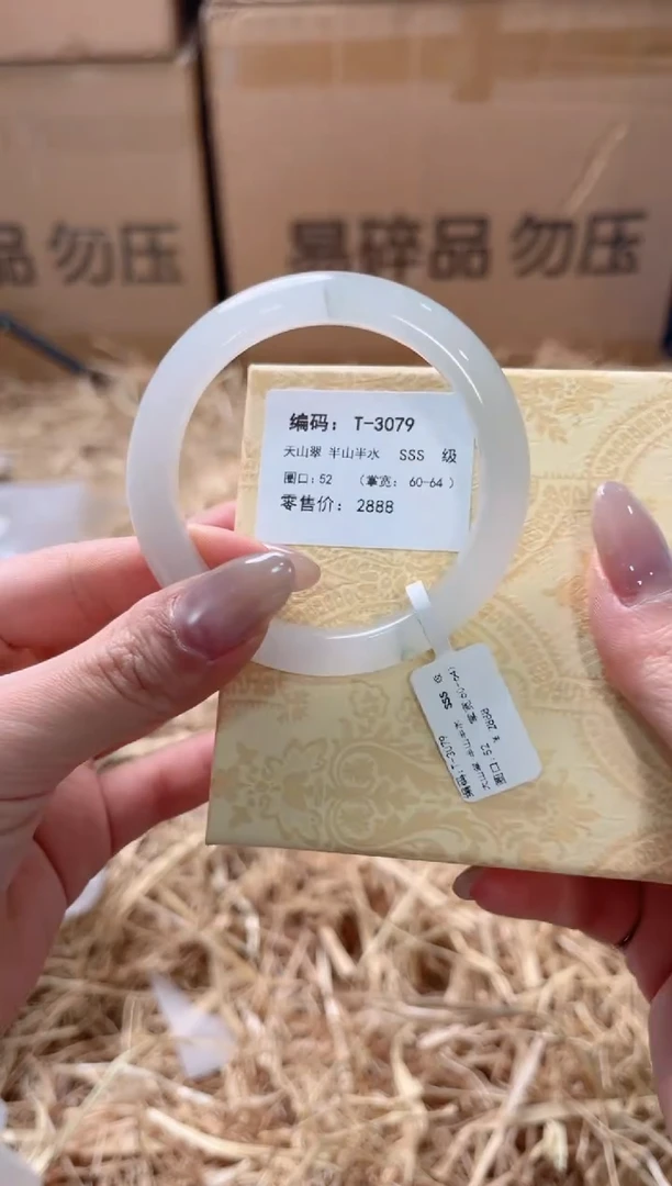 未镶嵌手镯石英质玉T-3079