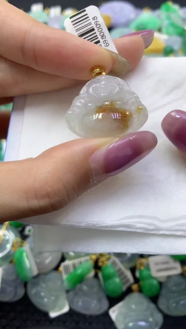 颈饰未镶嵌翡翠天然缅甸翡翠A货