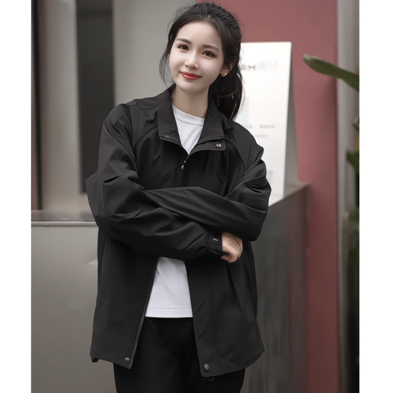 2025新款春秋季立领夹克男士韩版简约风秋季休闲时尚外套男款上衣