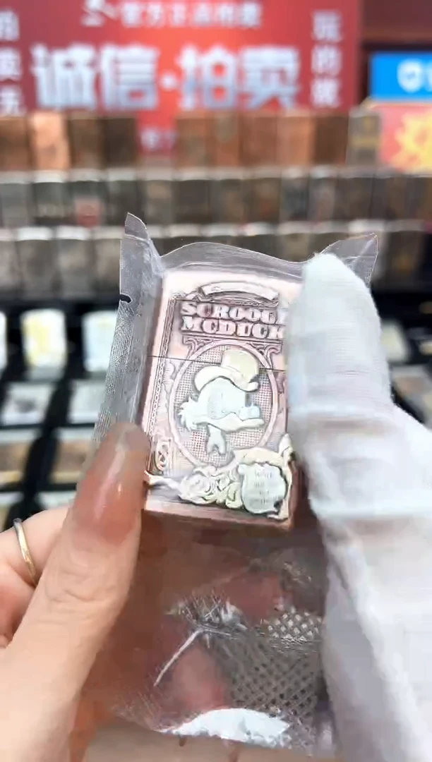铜紫铜套壳镶嵌暴富鸭