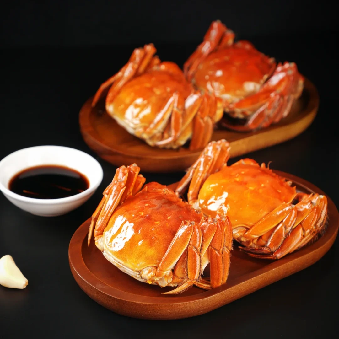 [活蟹]盘锦河蟹公母装 母5只（1.7-2.0两/只）公5只（1.8-2.1两/只）