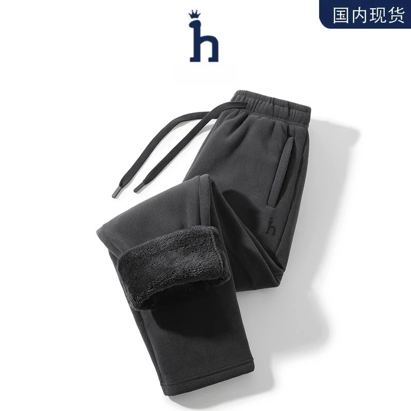 【现货严选】男女同款奥粒绒卫裤冬季加厚直筒裤户外运动保暖长裤