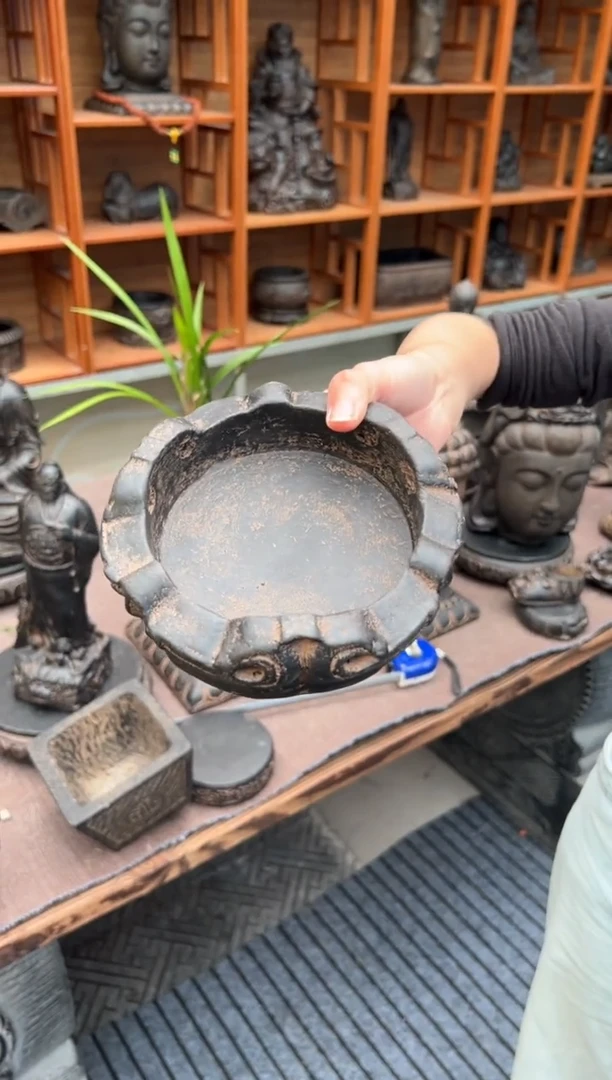 陶土【火山泥】金箍坛底座