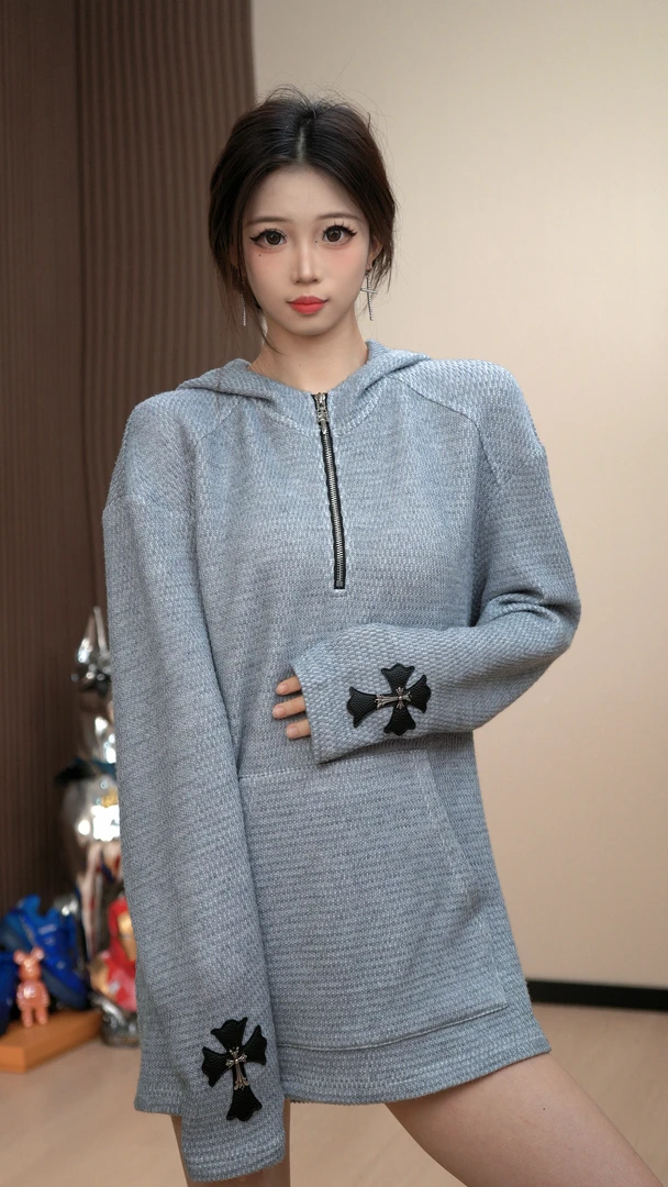 【绘尚D27七七6042】通用休闲百搭情侣款个性卫衣 W256042