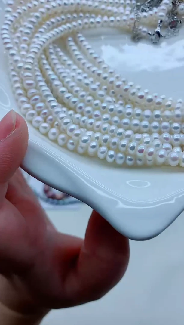 淡水珍珠未镶嵌颈饰淡水珍珠项链多样性发其一