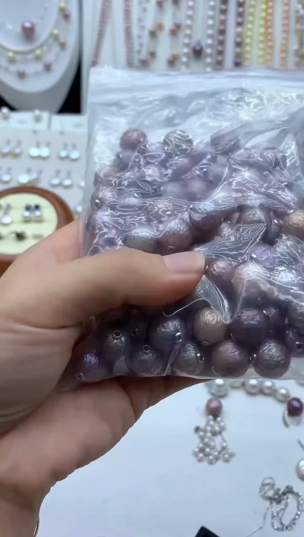 淡水珍珠银S925镶嵌吊坠(不含链)多样性发其一