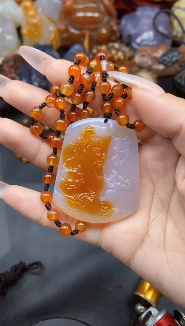 【闪购商品】玛瑙/玉髓颈饰未镶嵌ll