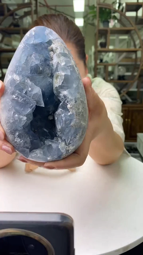 球天青石未镶嵌天青石原石D845