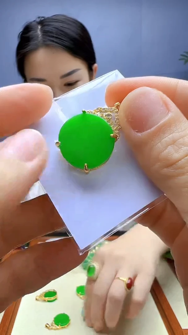 静柏手工艺吊坠项链